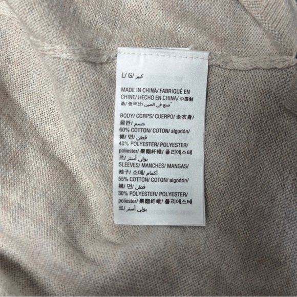 Style &‎ Co. Womens High Low Tunic Sweater Top Oatmeal Beige Large - Picture 8 of 12